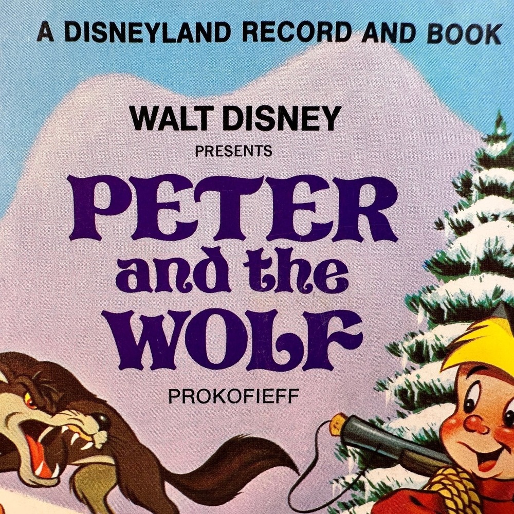 Peter and the Wolf Prokofieff Walt Disney Vinyl Record & 24page Book 1968 33LPR - Picture 5 of 16
